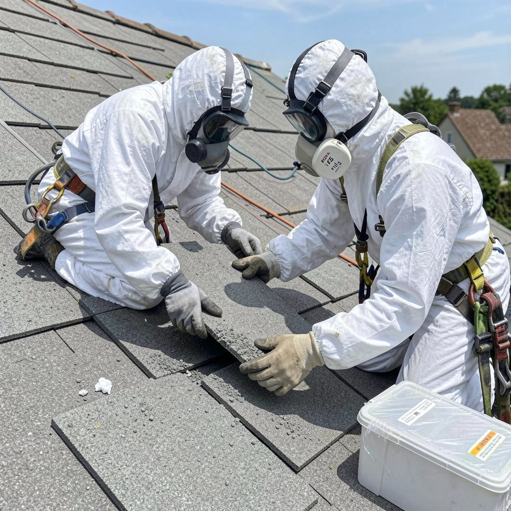 Trabajador Cosyval obras amianto Valencia